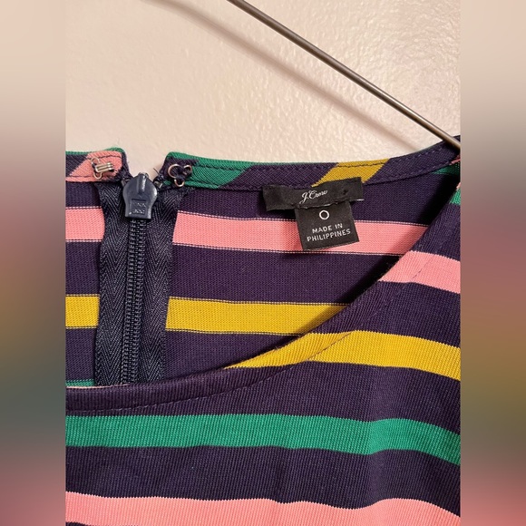 J. Crew Long-sleeve Striped Dress Size 0 - Picture 5 of 5